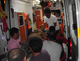Manisa'da hemzemin geçitinde kaza