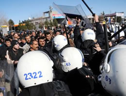 Polis bu kez de esnafla çatıştı!