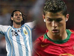 Messi ve Ronaldo'nun düellosu