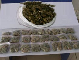 Batman'da 4 kilo 660 gram esrar