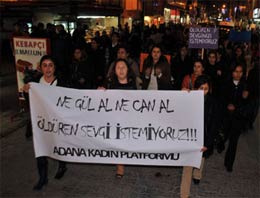 Kadınların Sevgililer Günü protestosu