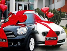 Sevgiliye  hediye 15 lüks araç