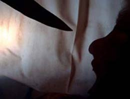 Yalnız kalan kadına 100 bıçak darbesi