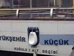 Bu pisuvar Gökçek'i fena kızdıracak!