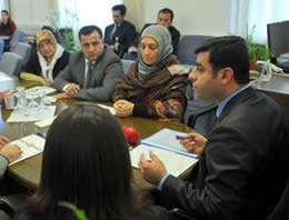 Demirtaş kayıp yakınlarıyla görüştü!