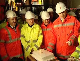 Erdoğan'a yerin 42 metre altında sürpriz