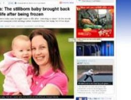 Ölü doğan bebek 'dondurularak' hayata döndürüldü