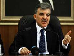 Abdullah Gül'den İsrail'e 'veto' geldi!