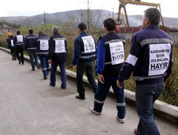 Kardemir işçileri Ankara'ya yürüyor