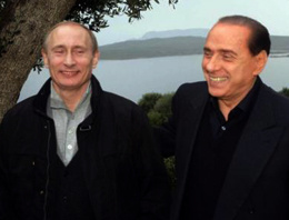 Putin'den Silvio'ya görülmemiş hediye