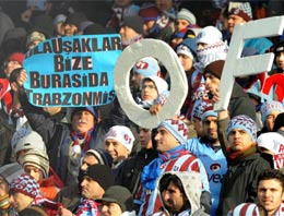50 bin Trabzon taraftarı şov yaptı