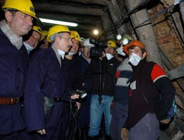 Kılıçdaroğlu yeni yıla madende girdi