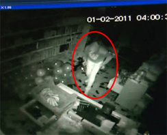 Sadece 35 saniyede hırsızlık yaptı