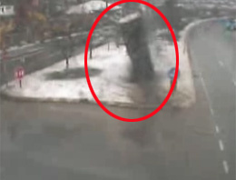 Kamyonet böyle şaha kalktı