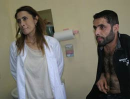 Kopan parmakları karnına dikildi